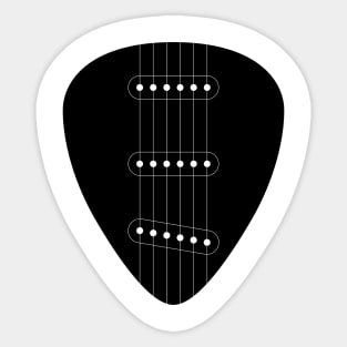 Guitar Pick Pickups Sticker